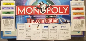 Title Deed Cards Replacements Monopoly The.Com Edition 2000 Play Games - Picture 1 of 24