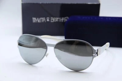 NUEVAS GAFAS DE SOL MYKITA & BERNHARD WILLHELM HEINZ FRITZ COLF8 BLANCAS AUTÉNTICAS 58-13 Foto 1 de 4