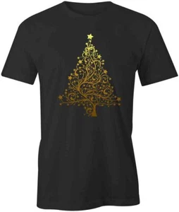 TREE TShirt Tee Short-Sleeved Cotton CLOTHING CHRISTMAS S1BCA204 - Picture 1 of 5