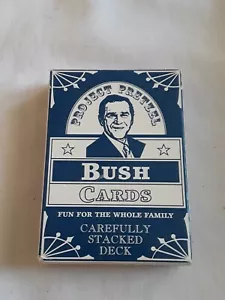 George W. Bush Presidential Deck of Cards Project Pretzel, Poker Size. - Picture 1 of 5