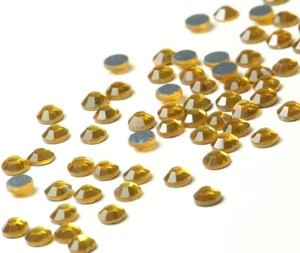 Hotfix TOPAZ SS16 Basic Stückzahl wählbar Braun zum Aufbügeln Glitzer Profi AAA - Picture 1 of 18