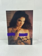 ORIGINAL SEXY HOT SCREAM QUEEN BRINKE STEVENS Trading CARD SIGNED Whoa ! #2