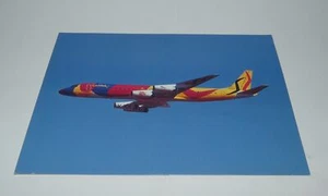 BRANIFF INTERNATIONAL CALDER PAINTED DC-8 POST CARD - Picture 1 of 2