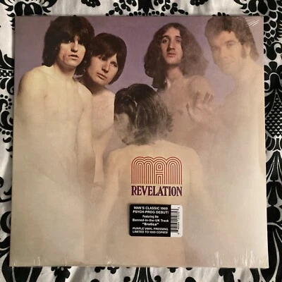 NEW Man Revelation PURPLE vinyl LP #/1000 Limited Psychedelic Prog Erotica - Image 1 of 3
