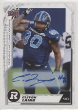 2020 Upper Deck CFL Autograph Auto 97 Cleyon Laing Ottawa Redblacks Group D 1:40