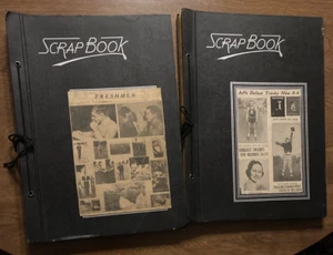 (2) Vtg 1936-1937 Amherst College Scrapbooks Football Baseball Massachusetts MA - Picture 1 of 24