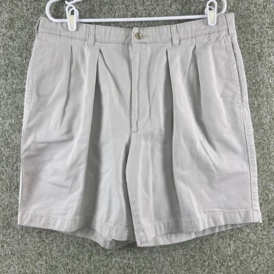 Pantalones Cortos Savane Para Hombre 38X8 Beige Plisado Informal Papá Golf Usados en Excelente Condición Foto 1 de 4
