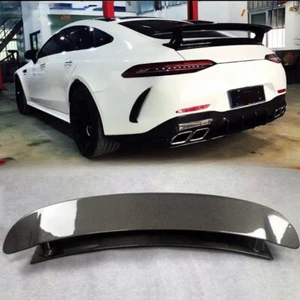 Real Carbon Fiber Rear Spoiler Wing For 15-21 MB AMG GTR GT63 GT63S GT50 GT53 - Picture 1 of 7