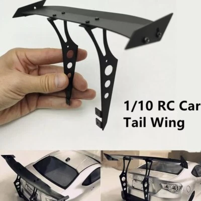 Alerón trasero de aluminio para 1/10 Tamiya HSP HPI RC On Road Drift Racing Foto 1 de 4