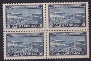 Morocco mint block - Landscapes & Monuments airmail 1933 - Picture 1 of 1