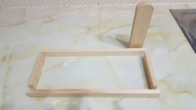 Vintage Antique Aero Broadcaster Seed Sower inner wooden pieces to hold bag on - Image 1 of 2