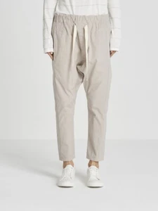Bassike Beige Nude Relaxed Cotton Pants 0 6 8 10 RRP340 NEW - Picture 1 of 11