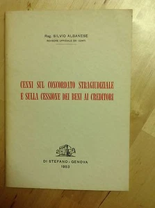 S. ALBANESE CONCORDATO STRAGIUDIZIALE/CESSIONE BENI AI CREDITORI DI STEFANO 1953 - Picture 1 of 1
