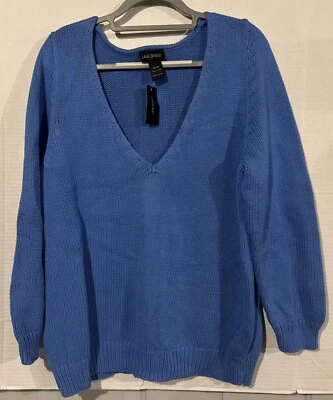 Lane Bryant Jersey Azul Cuello en V Mujer 18/20 Nuevo Con Etiquetas Foto 1 de 3