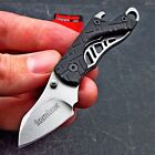 Kershaw Black Cinder Keychain Bottle Opener Everyday Carry Folding Pocket Knife
