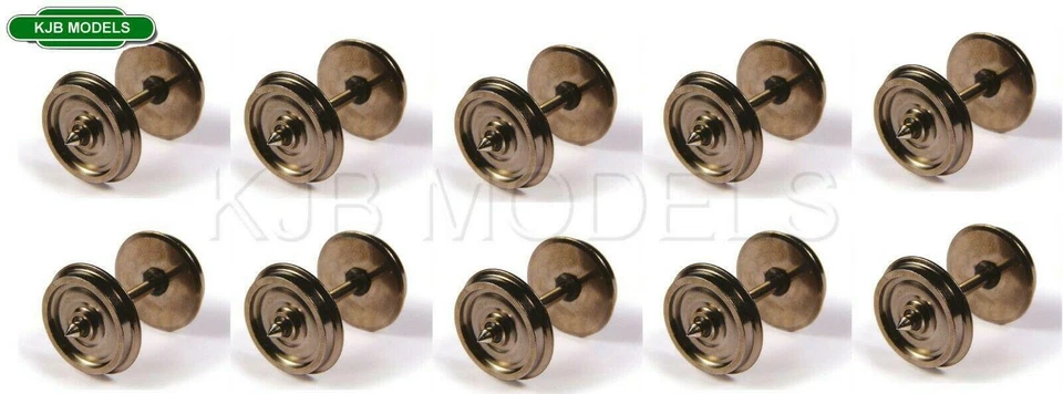 Bachmann 36-033 Brass Turned Coach Wheels X10 OO Gauge