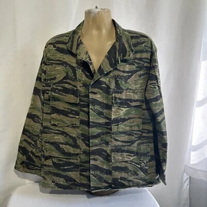 Chaqueta de Campo Tiger Stripe Vietnam Para Hombres XL Regulada Militar BDU Camuflaje Tru-Spec - Imagen 1 de 10