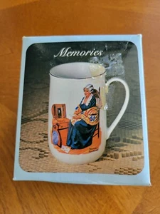Norman Rockwell Collectible Porcelain Mug 'Memories' TC6 - Picture 1 of 4