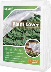 Plant Covers Freeze Protection Blankets 10Ft X 30Ft Reusable Floating Row Cover - Picture 1 of 12