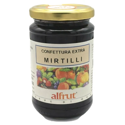 AL.FRUT - SAN PIETRO AL NATISONE (UD) MIRTILLI confettura extra ALFRUT 350 g- prodotto artigianale del Friuli
