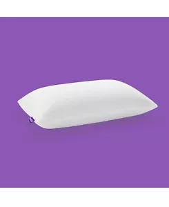 The Purple Harmony Pillow (Standard Tall 7.5”) White Hex Grid, 10-31-12895 - Picture 1 of 8