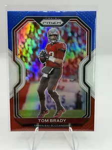 2020 Panini Prizm - #255 Tom Brady Red White and Blue Prizm - Picture 1 of 2