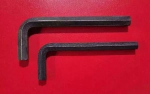 2x Vintage 1970s Allen Wrench Hex Key Short-Arm SAE 7/16" & 3/8", USA, Lot of 2 - Picture 1 of 3
