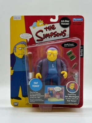 Simpson’s World of Springfield, Fat Tony, Voice Joe Mantegna, Nuevo/Sellado de fábrica Foto 1 de 3