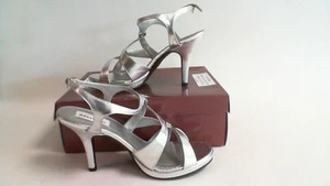New Dyeables Wedding Shoes - Silver Metallic - Claire- US 9 B UK 7 #20D367 - Picture 1 of 4