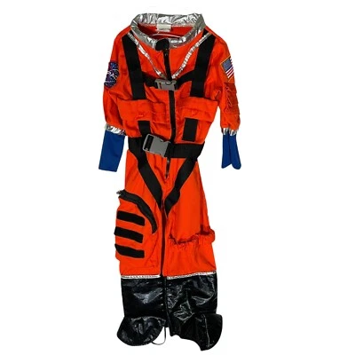 Disfraz Astronauta Teetot Niño Talla Pequeña 3-4 Halloween Naranja Mono Foto 1 de 4