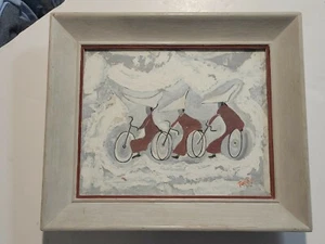 Pintura original de ""tres monjas"" de Albert TUOHY - Imagen 1 de 10