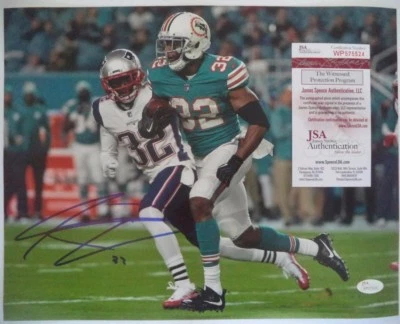 FOTO 11X14 FIRMADA AUTOGRAFIADA DELFINES DE MIAMI DRAKE #32 JSA  Foto 1 de 4