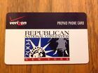 2004 Republican National Convention Delegate Phone Card President George W. Bush