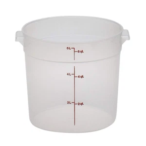 RFS6PP190 6 Qt round Container Wirh RFSC6PP190 Translucent Lid - Picture 1 of 4
