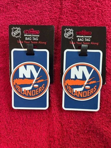 2~ New York Islanders ~ Soft Luggage/Bag Tag ~ NEW Cover