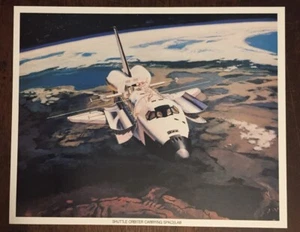 Arte conceptual JSCL 222 NASA transbordador espacial orbitador que lleva SPACELAB en órbita terrestre - Imagen 1 de 6