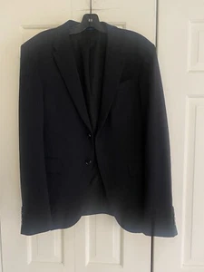 Zara Men's Solid Navy Blue Travel Ready To Go Jacket Blazer 36 - Picture 1 of 4