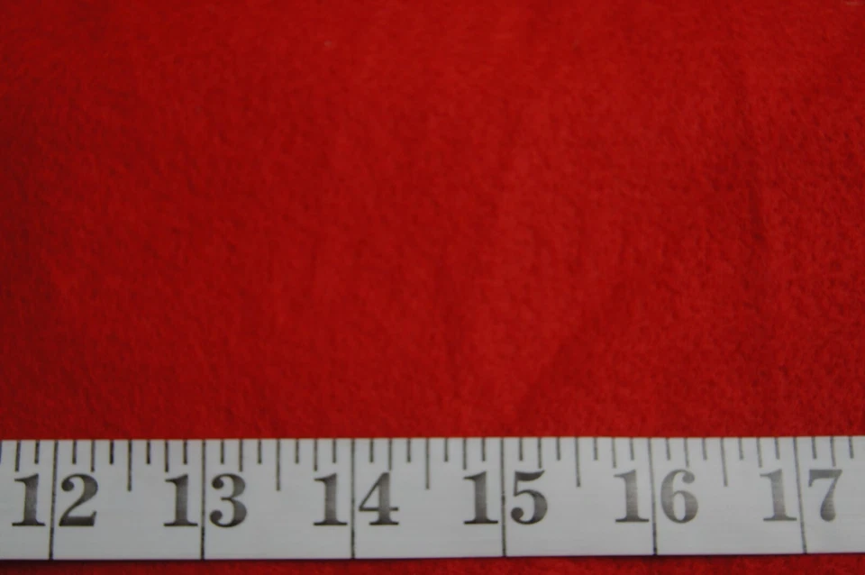 3+ Yards Red Felt Fabric Piece 118" X 58" - Image 1 of 1