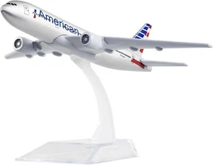 16cm American Airlines Boeing 777 Die Cast Metal Desk Aircraft Plane Model UK - Picture 1 of 6