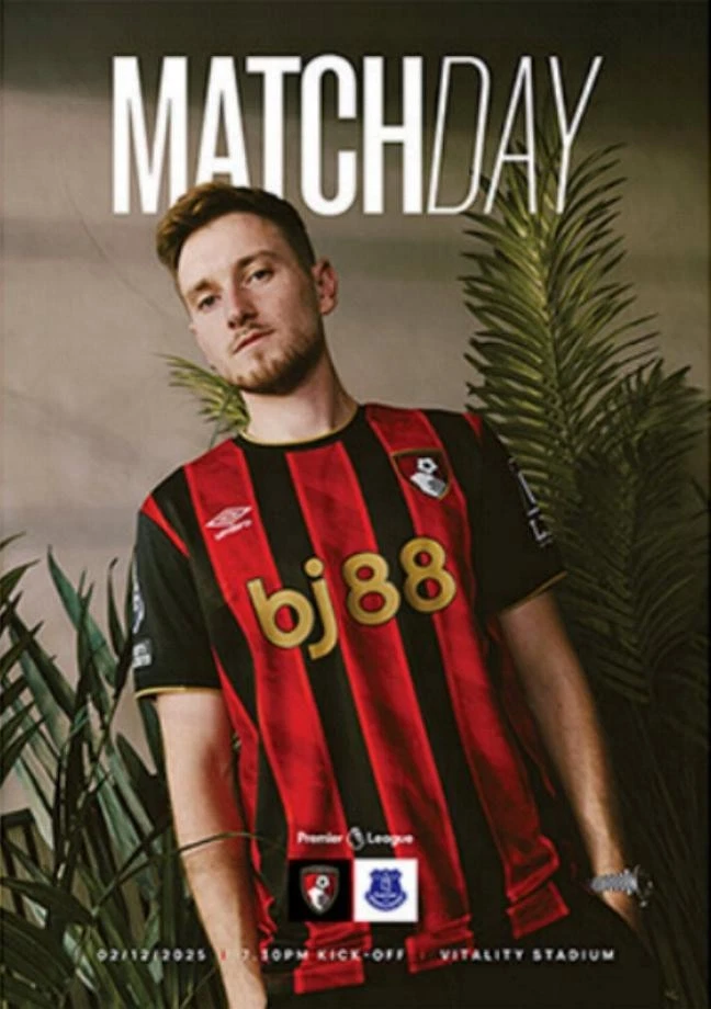 * 2025/26 - BOURNEMOUTH HOME PROGRAMMES - CHOOSE FROM LIST * - Image 1 of 1