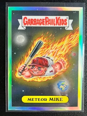 2025 Bowman Chrome — хитовый чехол Mike Trout Garbage Pail Kids Ref Meteor Mike SSP - Изображение 1 из 2