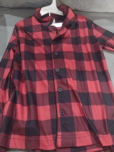 NWT Cat & jack Plaid Unisex Pajama Size 6/7 - Picture 1 of 4