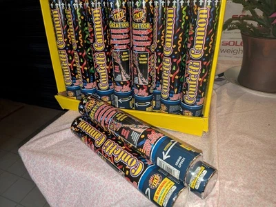 PACK 12 CAÑONES DE CONFETI TNT Boda Cumpleaños Graduación 4ta Fiesta ¡ENVÍO GRATUITO! Foto 1 de 4