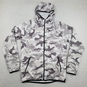 Nike Jacke Herren Small Dri-FIT Kapuze Full Zip Windbreaker Camo AQ1149-092 - Bild 1 von 10