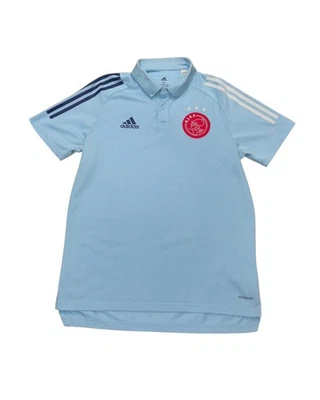 Adidas Ajax Amsterdam Poloshirt Babyblau 2020 Gr.M - Bild 1 von 4