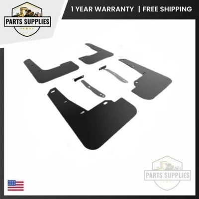 MF79-UR-BLK-GRY Set of 4 Mud Flap Black for Hyundai N Line Elantra N  2022-2023 - Image 1 of 4