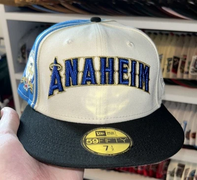 New Era 59Fifty Los Angeles Angels Exclusive Fitted Hat 7 1/2 Hatclub Myfitteds - Image 1 of 3