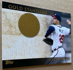 JOHN SMOLTZ HOF 2012 TOPPS GOLD STANDARD Card #GS-16 NM-MT Condition - Picture 1 of 2
