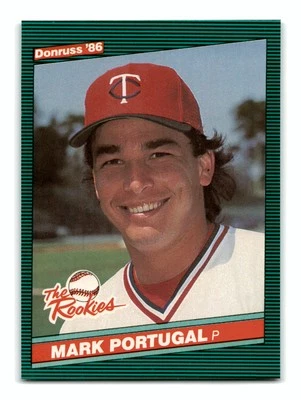 Mark Portugal 1986 Donruss The Rookies #44 Minnesota Twins Mint - Image 1 of 2