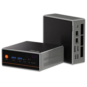 Mini PC, ARyzen 5 5600H (6C/12T, bis zu 4,2Ghz),16GB DDR4/512GB NVMe SSD,Typ-... - Bild 1 von 9